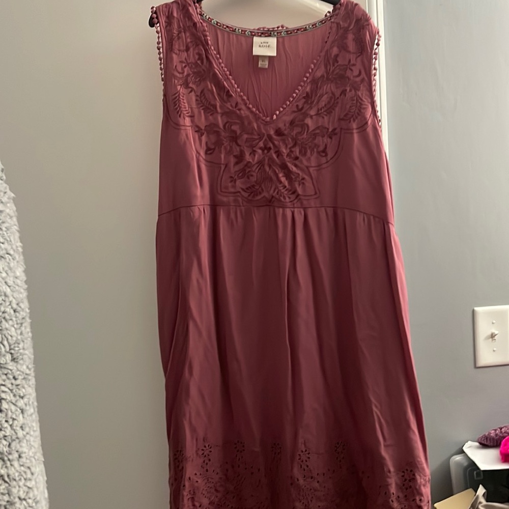 Knox Rose Women's Mini Dress - Burgundy